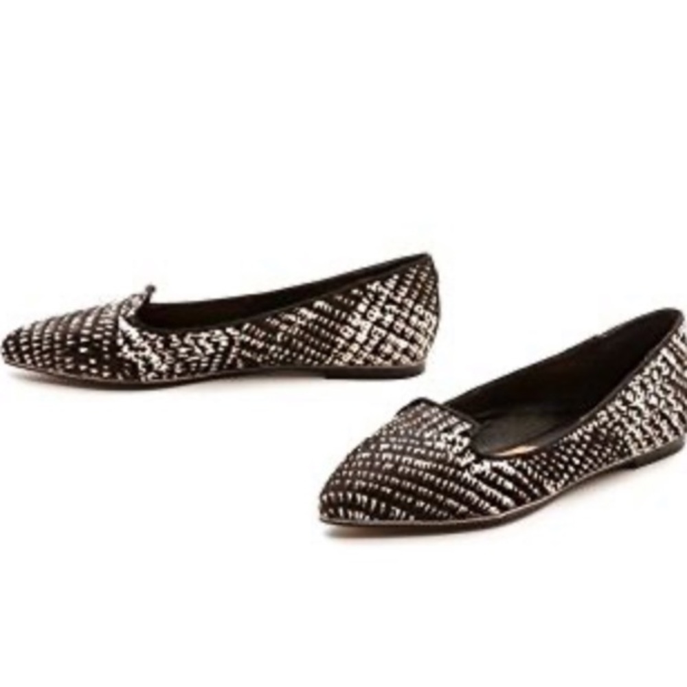 Dolce Vita Brigid Tweed Calf Hair Flats Size 7
